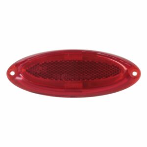 Dimatec LED obrysová světla Oval červená